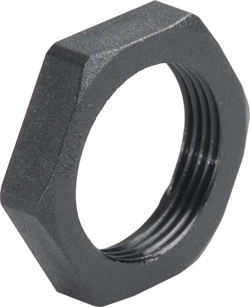 Kaiser Elektro 8232.40 Locknut shockproof M32 x 1.5 M32 Plastic Black 1 pc(s)-0