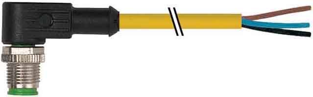 Murrelektronik 7000-12101-2240150 Sensor/actuator connector M12 x 1 Plug, right angle 1.50 m 1 pc(s)-0
