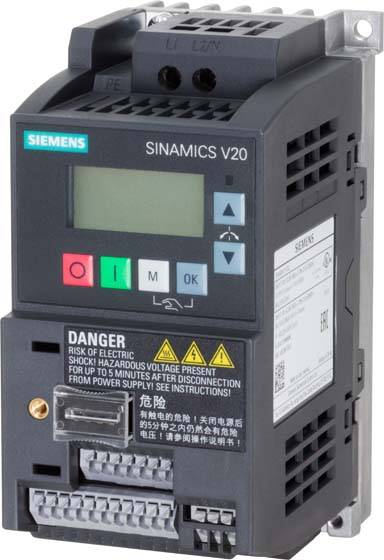 Buy Siemens Frequency inverter 6SL3210-5BB13-7UV1 0.37 kW 200 V