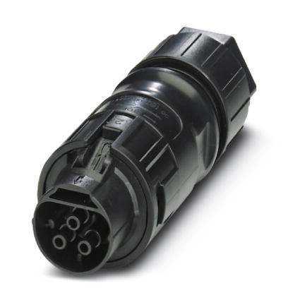 In-line connector 1409217 PRC 3-FC-FS6 12-16 Black Phoenix Contact Content: 10 pc(s)