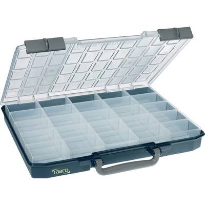 raaco Carry Lite Universal Assortment case (L x W x H) 330 x 415 x 57 mm No. of compartments: 25 fixed compartments  Con