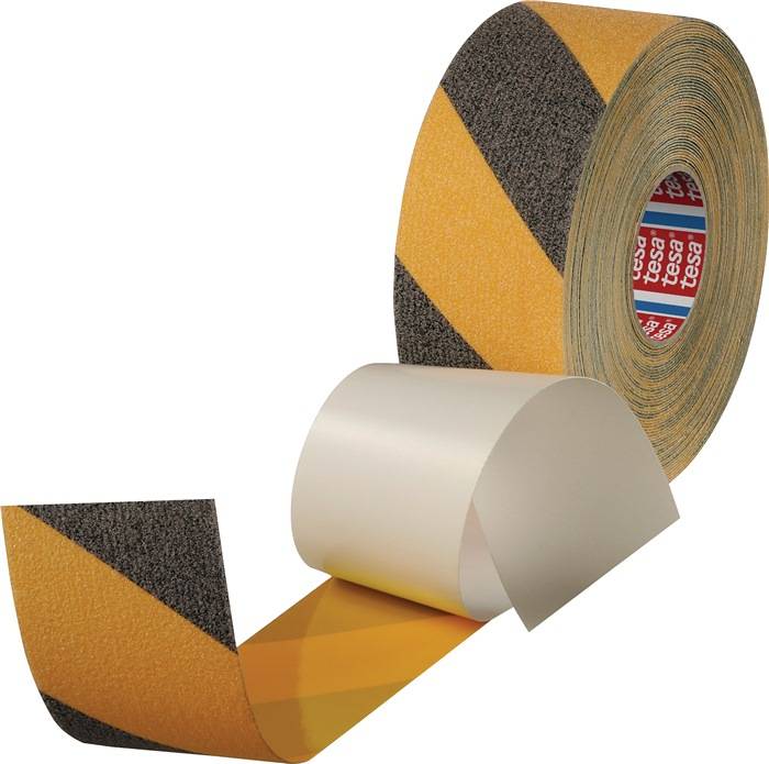 tesa 609510000000 Antislip tape tesa® Professional Black, Yellow (L