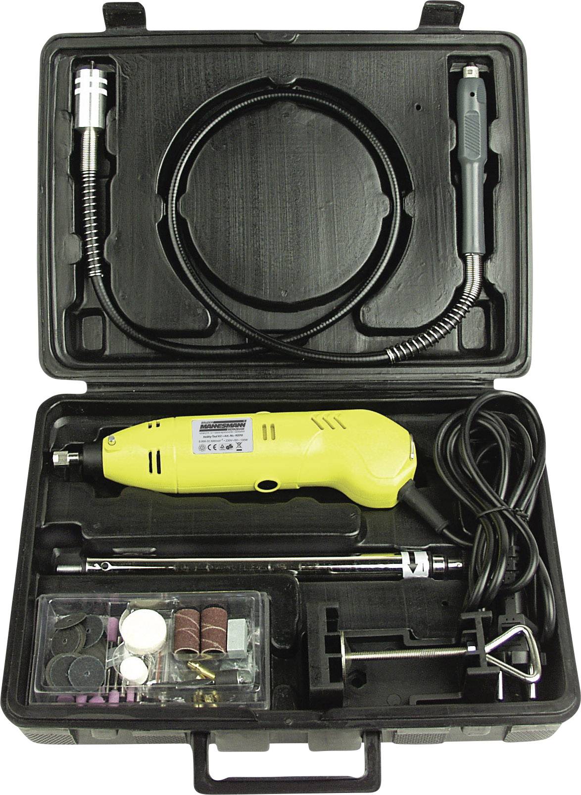 Brüder Mannesmann 92571 M92571 Multifunction tool incl. accessories, incl. case 81-piece 130 W