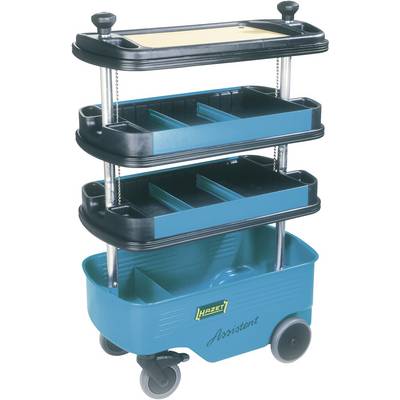 Hazet 166C Workshop trolley Steel plate Factory colour: Black, Blue-0