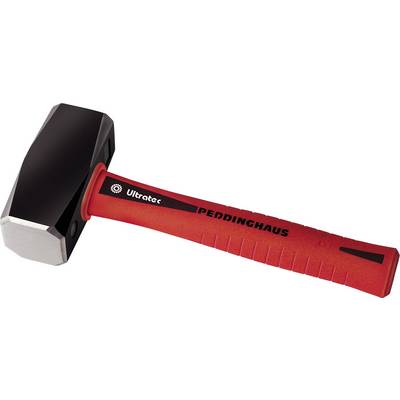 Medium-sized sledgehammer with a red handle and black striking surface. 'Peddinghaus' brand name and manufacturer logo on the handle.