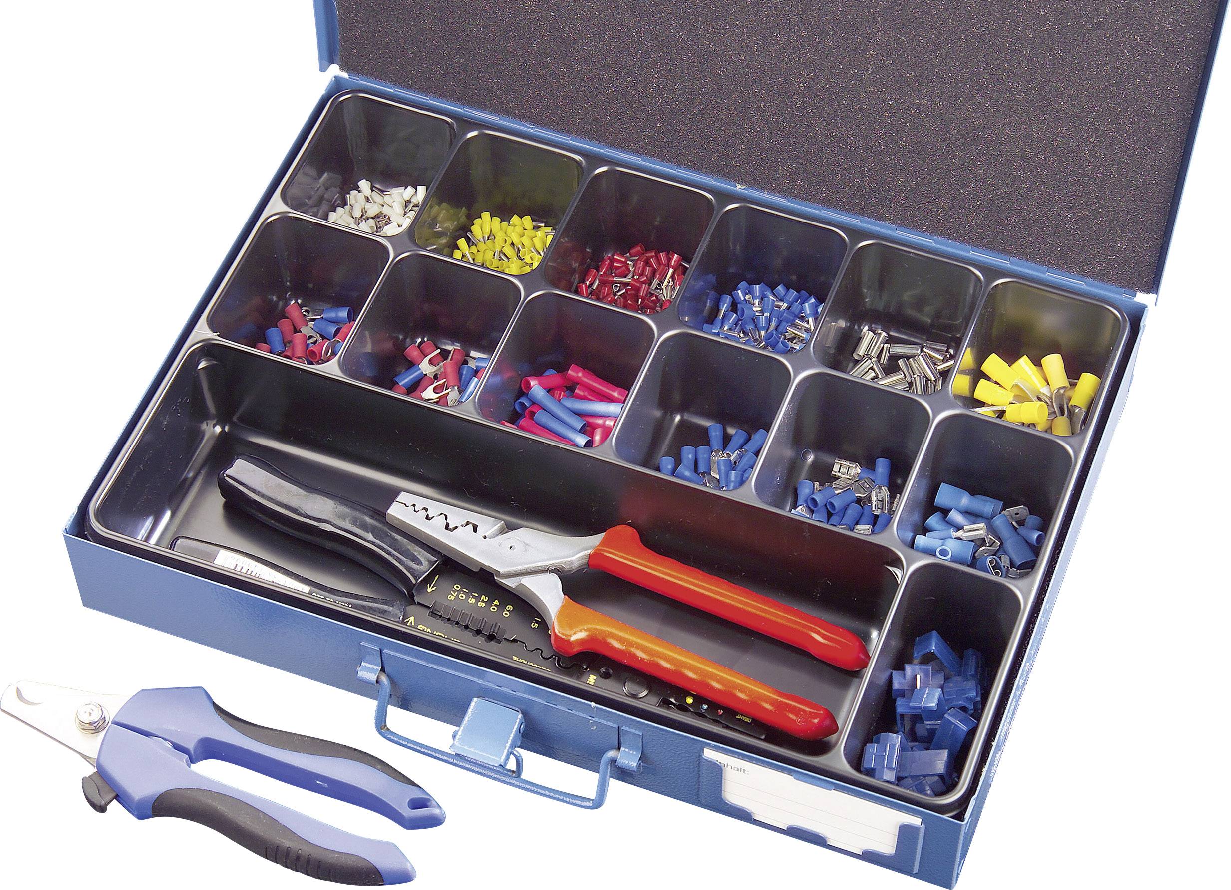 810781 Crimp connector set 0.705 mm² 10 mm² White, Yellow, Red, Blue, Metal 1403 pc(s)