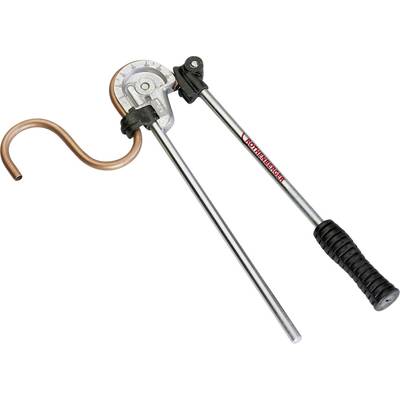 Copper Pipe Bender, showing a curved pipe section and crank arm, ideal for precise bending in craftwork and installation tasks.