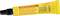 Yellow tube 'High-Quality Flux' with red lettering. Acid-free, neutral, suitable for metals. Contains resins and alcohol.