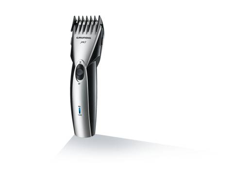 Grundig MC 3140 Beard trimmer, Hair clipper Washable Black, Silver-1