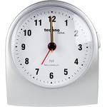 Classical radio alarm clock with analogue time display and lighting, as well as night luminous hands