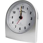 Classical radio alarm clock with analogue time display and lighting, as well as night luminous hands