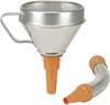 Pressol Kombitrichter Stahlblech verz. mit flexiblem Auslauf 02645 Funnel 1.3 l 160 mm