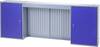 Küpper 70407 Tool wall cabinet (L x W x H) 190 x 1600 x 600 mm Blue, Silver
