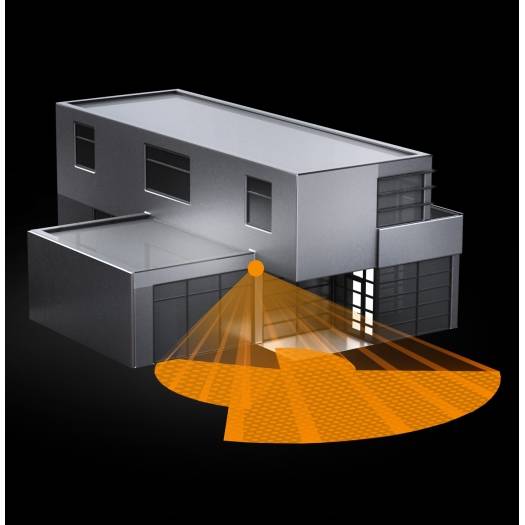 Steinel 034955 Wall, Surface-mount Motion detector 300 ° White IP54 Non-stop lighting mode, Holiday settings-1