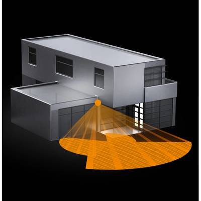 Steinel 034955 Wall, Surface-mount Motion detector 300 ° White IP54 Non-stop lighting mode, Holiday settings-1