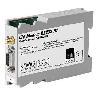 ConiuGo 700600250S LTE modem 9 V DC, 12 V DC, 24 V DC, 35 V DC  Function (GSM): Notify