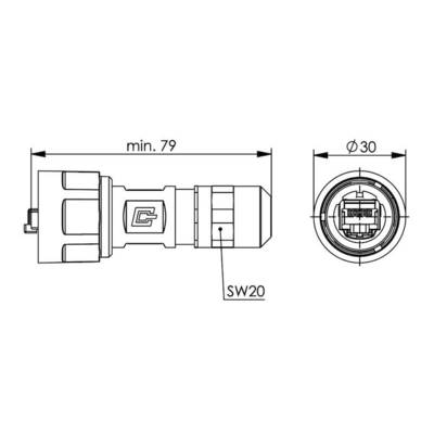 Telegärtner 100007457 Telegärtner 100007457 N/A 100007457 Plug, straight Metal 1 pc(s) 100007457 Plug, straight Metal 1 -3
