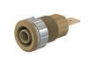 Stäubli SLB4-F6,3 Safety jack socket Socket, built-in Pin diameter: 4 mm Brown 1 pc(s) Single