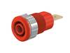 Stäubli SLB4-F6,3 Safety jack socket Socket, built-in Pin diameter: 4 mm Red 1 pc(s)