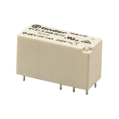 Finder 41.61.9.012.0000 PCB relay 12 V DC 16 A 1 change-over 1 pc(s) 