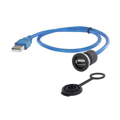 USB 2.0 type A RJ45 socket, mount Encitech M16 1310-1002-03 encitech Content: 1 pc(s)