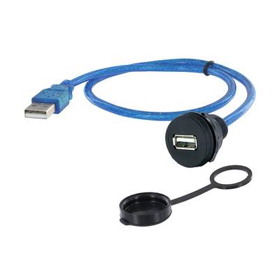 USB 2.0 type A RJ45 socket, mount 1310-1018-02 M22 1310-1018-02 encitech Content: 1 pc(s)