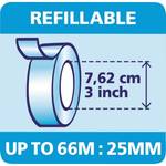 Tesa ® dispenser Easy cut® Professional 25 mm x 66 m (W x L) black