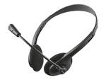 Trust Primo Chat PC On-ear headset Corded (1075100) Stereo Black Volume control