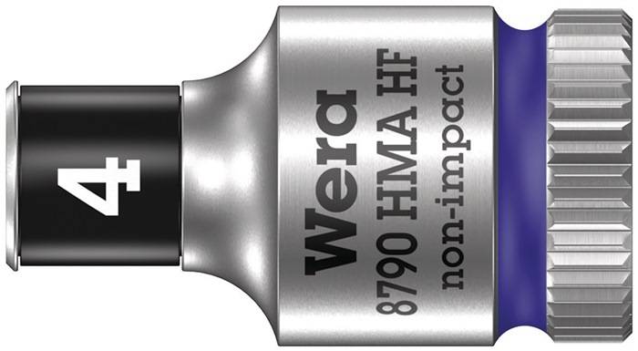 Wera Hex Socket 1/4" Square  Drive  7mm  8790 HMA COLOUR CODED 