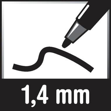 Paper Mate FLEXGRIP® Elite S0767600 Ballpoint pen 1.4 mm Ink colour: Black 1 pc(s)-1