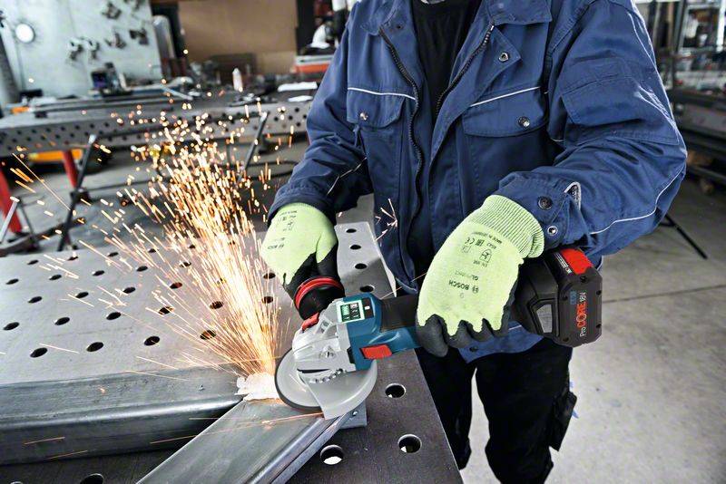 Bosch Professional GWS 18V-10 SC 06019G340H Cordless angle grinder 125 mm incl. spare battery, incl. case 18 V 8 Ah-1
