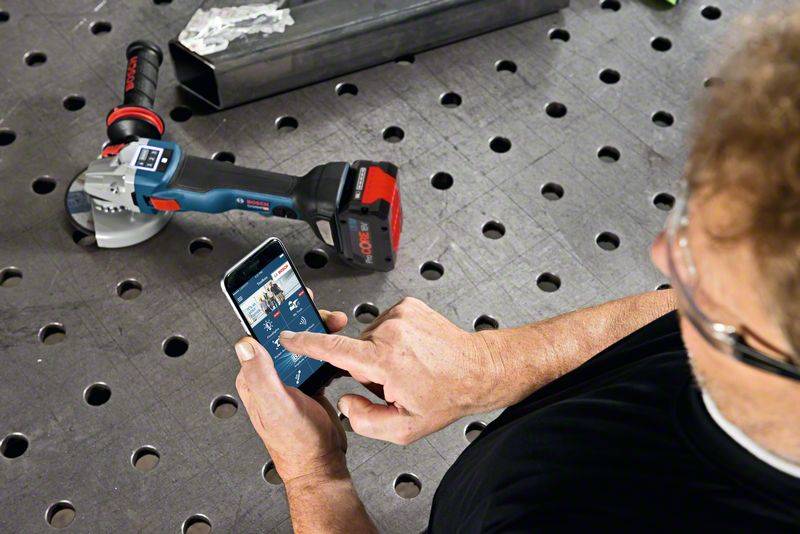 Bosch Professional GWS 18V-10 SC 06019G340H Cordless angle grinder 125 mm incl. spare battery, incl. case 18 V 8 Ah-4