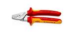 KNIPEX 95 16 160 Cable shears with step cut insulated with multi-component covers, VDE-tested