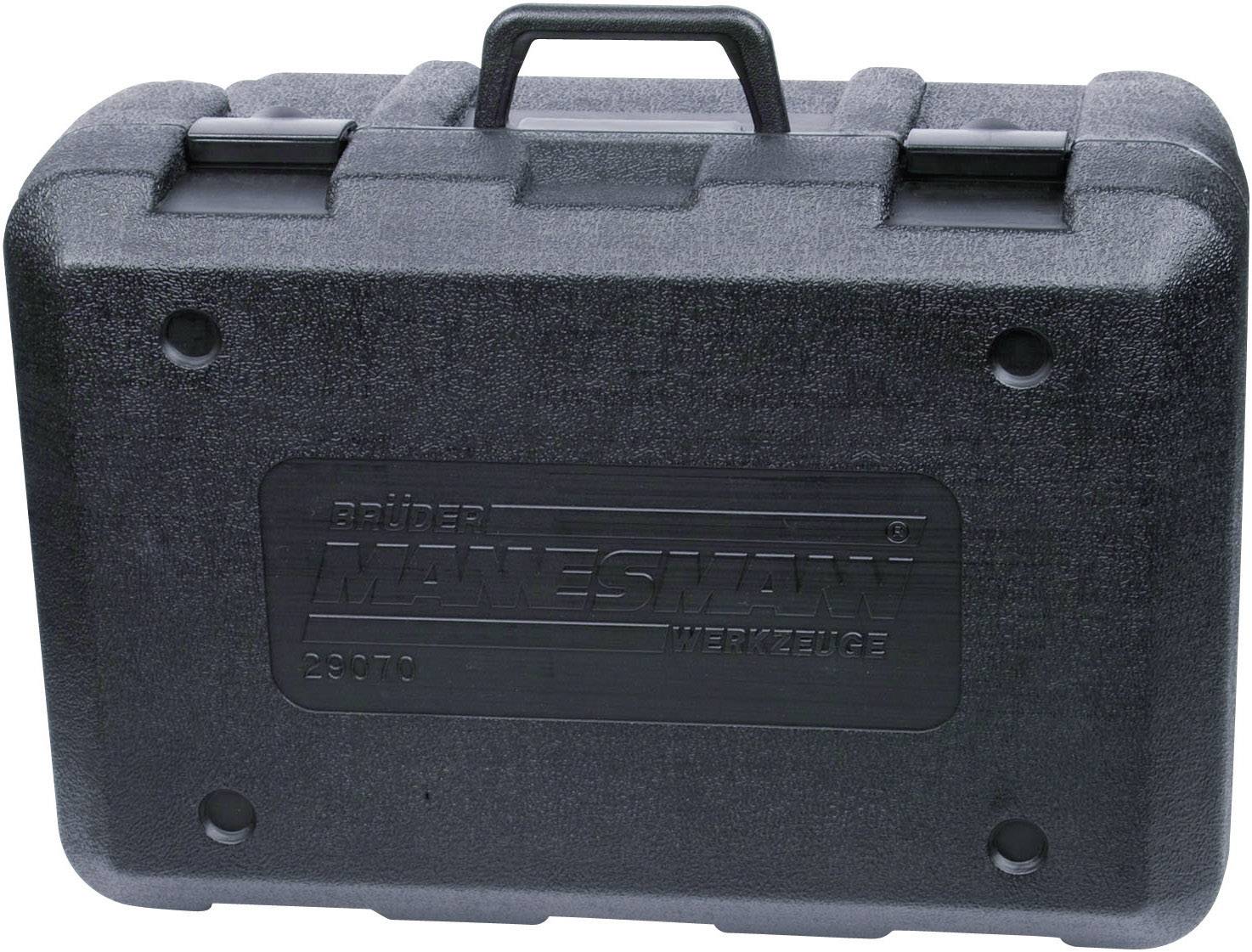 Black tool case with carrying handle, with 'Mannesmann Tools' written on it.