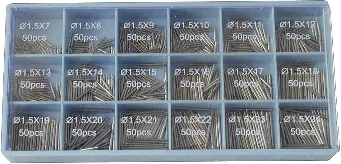 Image of TOOLCRAFT 900-delig Assorted spring bars 900-piece