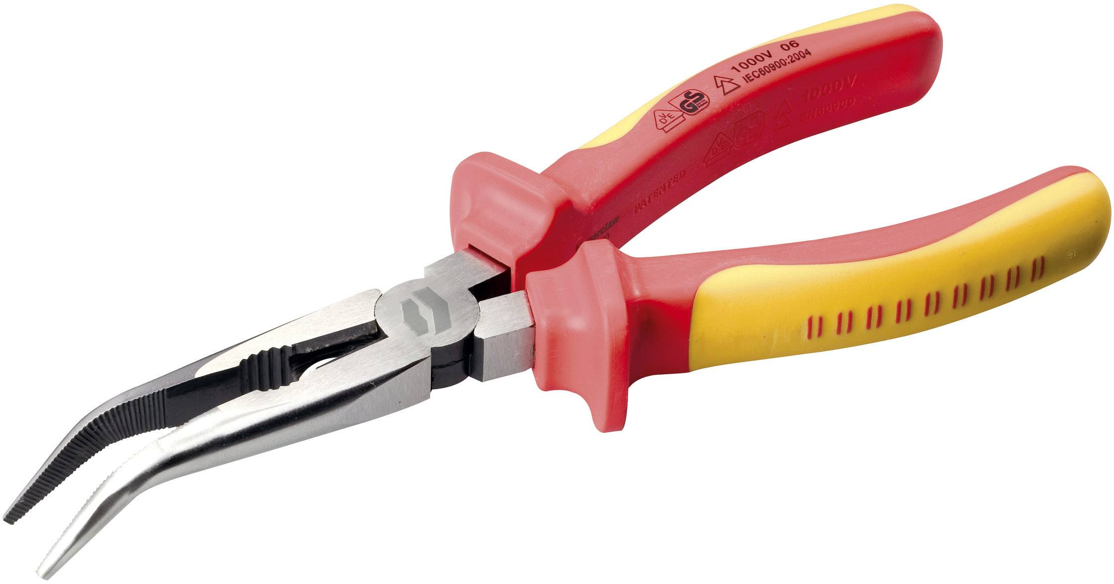 TOOLCRAFT TO-6796773 VDE Telecom pliers 40-degree Chromium-vanadium steel 200 mm