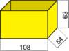 Hünersdorff Assortment case insert (L x W x H) 108 x 54 x 63 mm No. of compartments: 1 Content 1 pc(s)