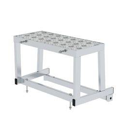 MUNK Günzburger Steigtechnik 50411 Aluminium Stairs expansion Operating height (max.): 2.4 m Silver 3.5 kg
