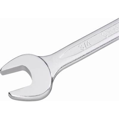 A silver spanner with the marking '3/4'.