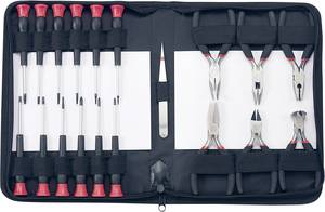 Basetech  814583 Tool kit Electrical contractor Bag 19-piece