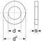 Technical Drawing: Cylinder with Axes, Dimensional Specifications for Diameter (d) and Radius (r), Shown in Top View and Side View.