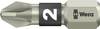 Wera 05071021001 3855/1 TS PZ 2 X 25 MM Philips bit Drive (screwdriver): 1/4" (6.3 mm) Downforce: Pozidriv PZ 2 25 mm