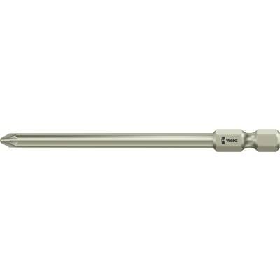 Bit holder with hexagonal shaft and magnetic tip, for holding bits. Marked with logo and text 'Wera'.