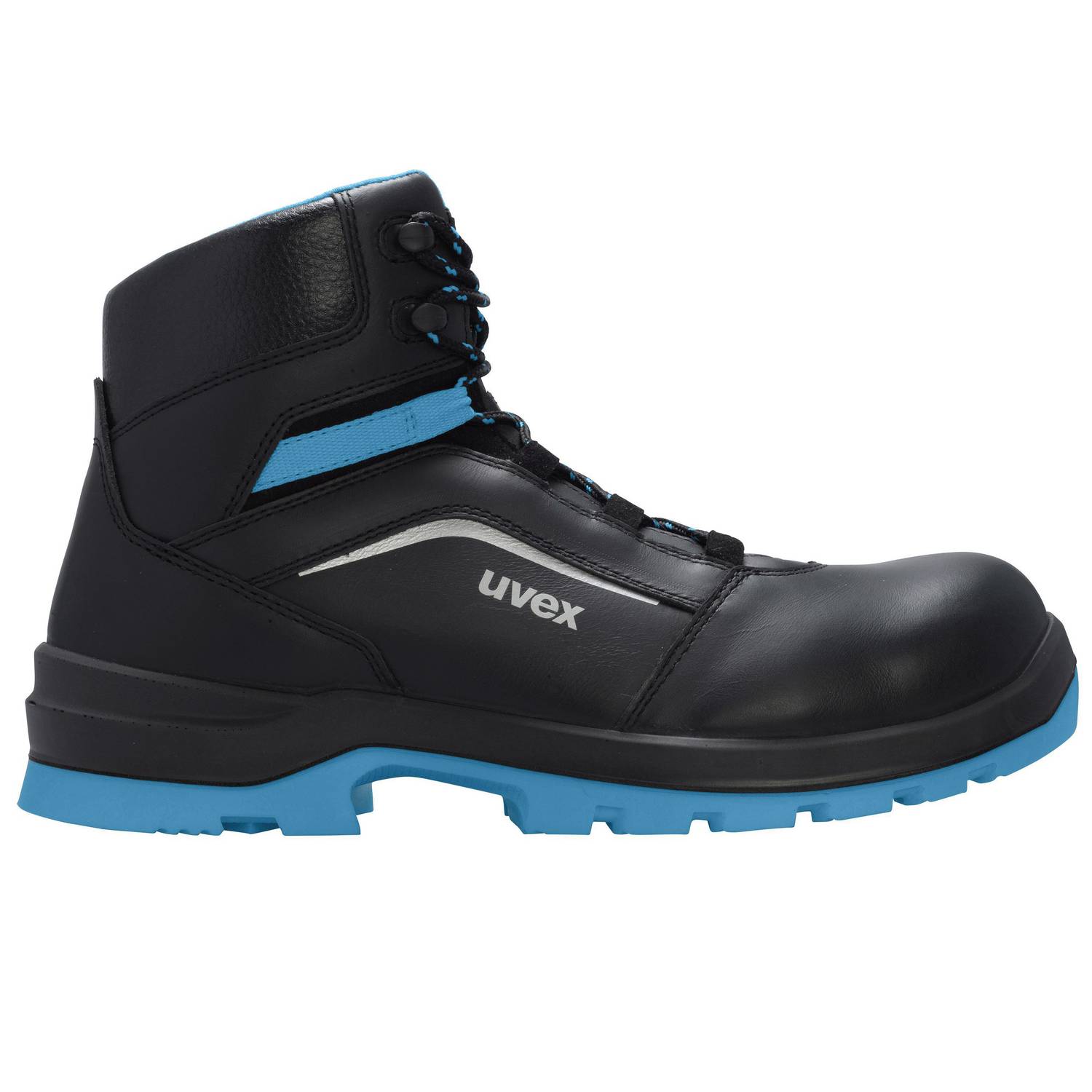 uvex 2 xenova® 9556842 ESD Safety work boots S2 Shoe size (EU): 42 Black, Blue 1 Pair-4