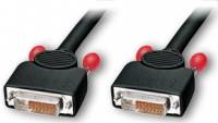 LINDY DVI Cable DVI-D 24+1-pin plug, DVI-D 24+1-pin plug 10.00 m Black 41285 DVI cable-4