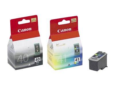 Canon Ink cartridge PG-40+CL-41 Original Set Black, Colour 0615B043-1