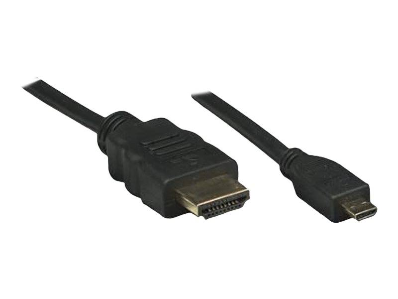 TECHly HDMI Cable 3.00 m Black ICOC-HDMI-4-AD3 HDMI cable-4