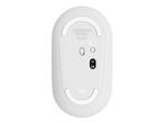 Pebble wireless mouse with Bluetooth® / 2.4 GHz receiver, quiet click for laptop, notebook, iPad, PC and Mac, white