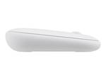 Pebble wireless mouse with Bluetooth® / 2.4 GHz receiver, quiet click for laptop, notebook, iPad, PC and Mac, white