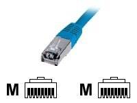 Digitus DK-1531-010/B RJ45 Network cable, patch cable CAT 5e SF/UTP 1.00 m Blue 1 pc(s)-2